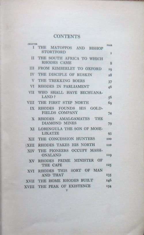 RHODES by Sarah Gertrude Millin