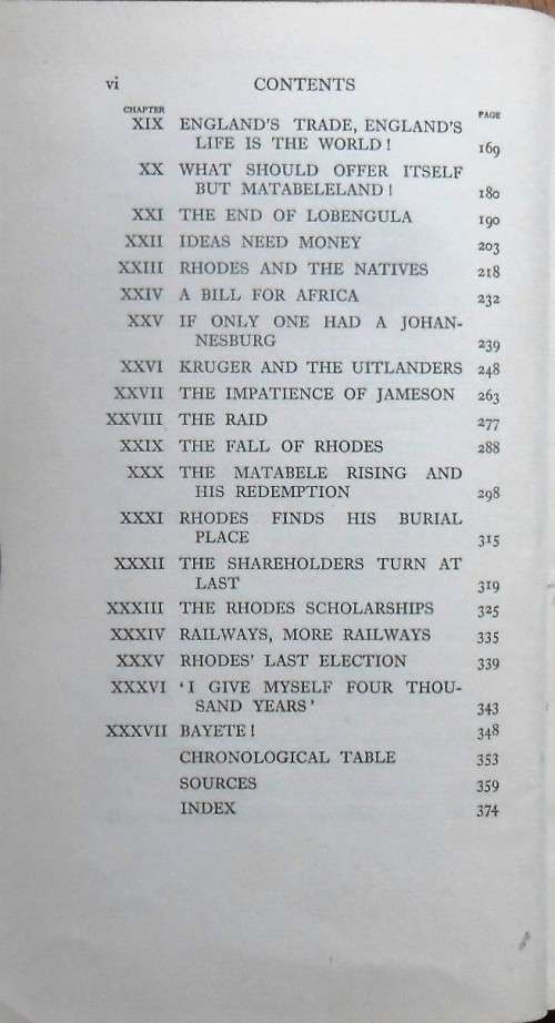 RHODES by Sarah Gertrude Millin