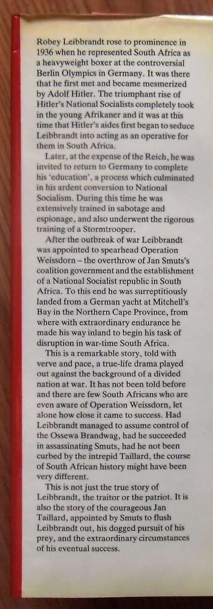 FOR VOLK AND FUHRER Robey Leibbrandt & Operation Weissdorn by Hans Strydom