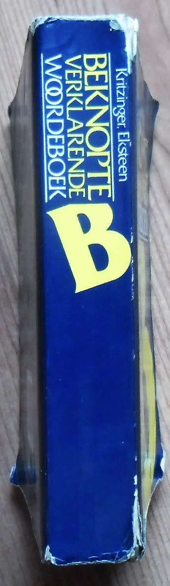 BEKNOPTE VERKLARENDE WOORDEBOEK deur Kritzinger, Eksteen