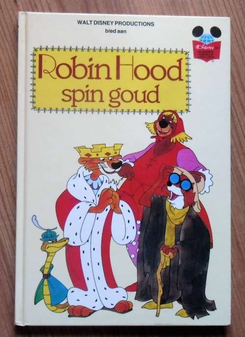 ROBIN HOOD SPIN GOUD (Disney se Wonderwereld van Lees)