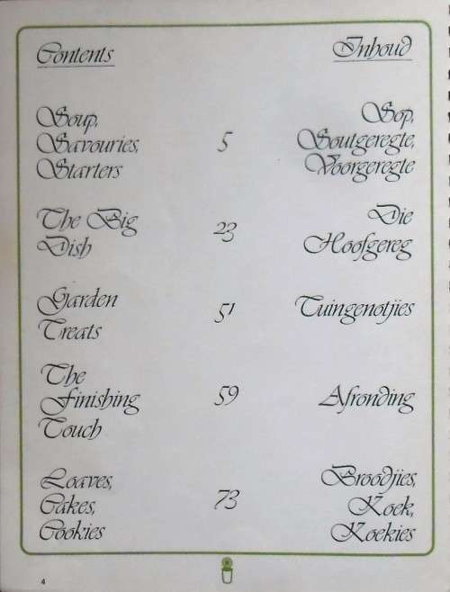 CANNED FOOD COOKBOOK/INGEMAAKTE VOEDSEL KOOKBOEK by/deur Gaile MeredithR95