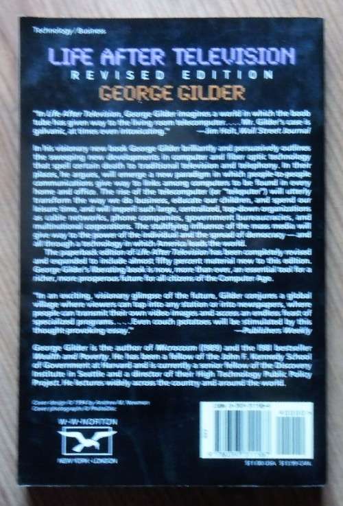 LIFE AFTER TELEVISION (REVISED EDITION) The Coming Transformation of Media and American Life by Geor