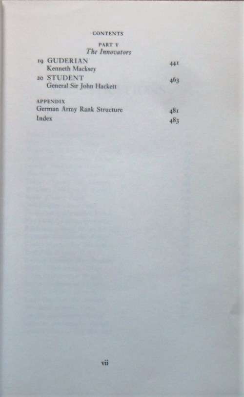 HITLERS GENERALS by Correlli Barnett (Editor)