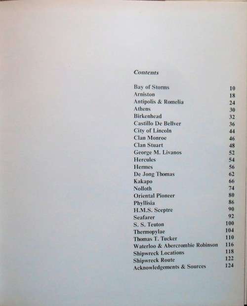 SHIPWRECKS OF THE WESTERN CAPE by Brian Wexham