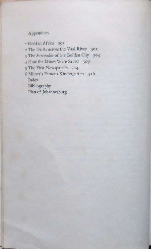 A HISTORY OF JOHANNESBURG by G A Leyds