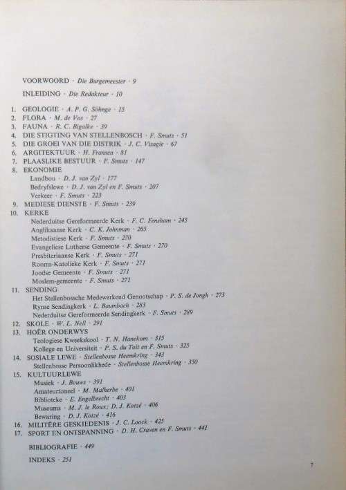 STELLENBOSCH Drie Eeue deur Francois Smuts (Redakteur) (Afrikaans)