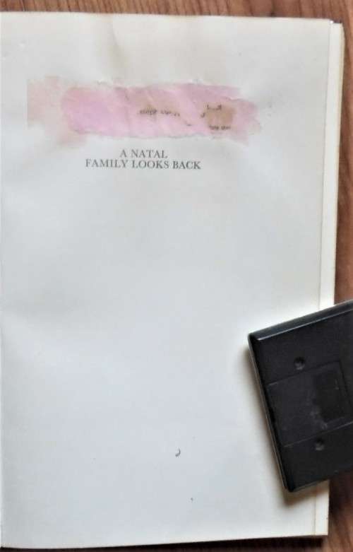 A NATAL FAMILY LOOKS BACK by H C Lugg