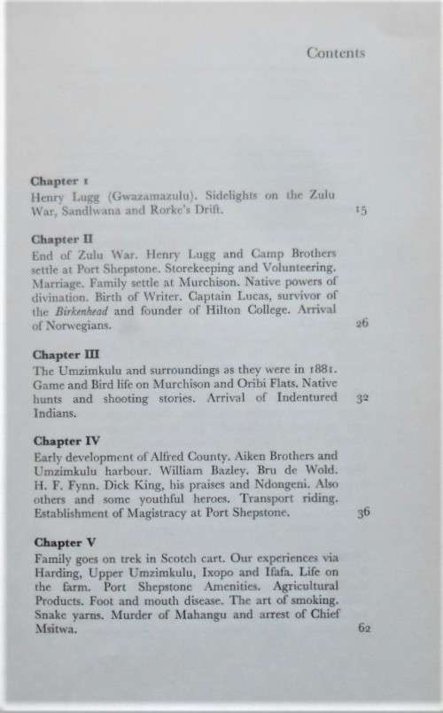 A NATAL FAMILY LOOKS BACK by H C Lugg