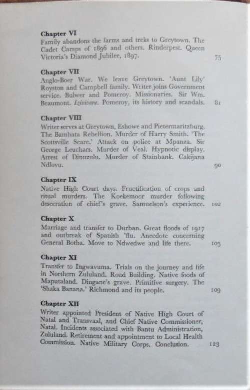 A NATAL FAMILY LOOKS BACK by H C Lugg