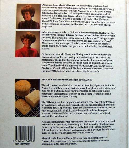 THE A-Z OF MICROWAVE COOKING IN SOUTH AFRICA by Marty Klinzman & Shirley Guy