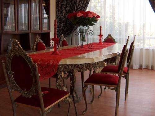 NINE-PIECE DINING-ROOM SUITE - PRICE REDUCED!!!!!!!!!!!!!