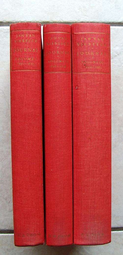 JOURNALS OF JAN VAN RIEBEECK 3 Volumes by H B Thom (Editor)