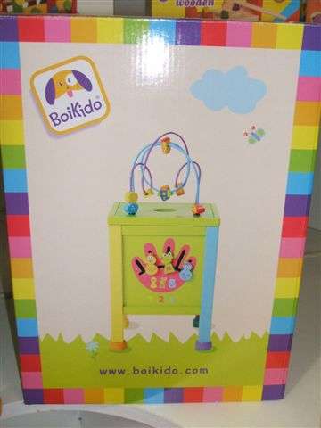 BOIKIDO counting station.  Educational, wooden toy for kids 18months & up
