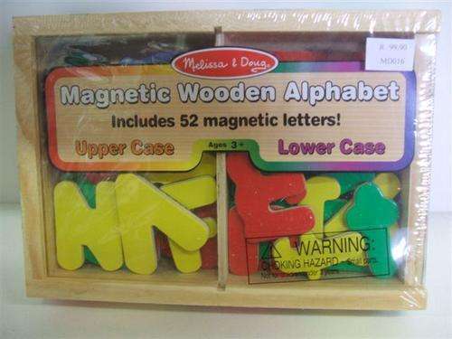 Melissa & Doug magnetic wooden alphabet