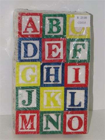Wooden ABC-blocks