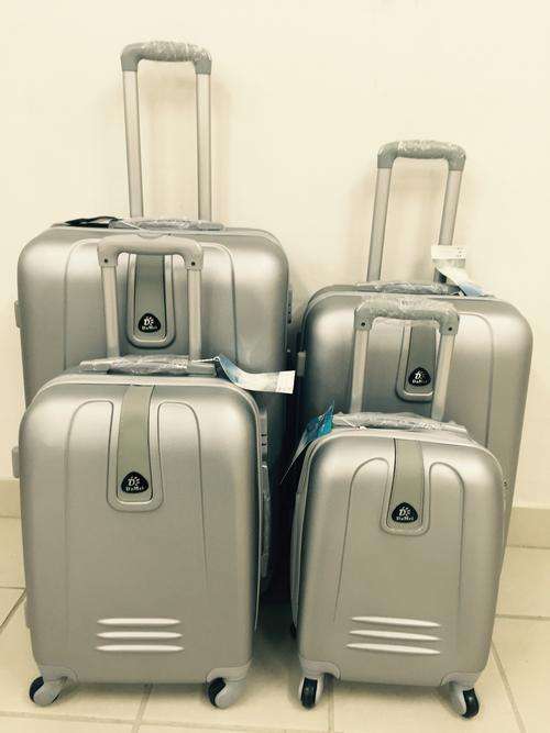 Set of 4 Suitcases Trolley Bag, ABS  Trolley Luggage with Universal Wheels -