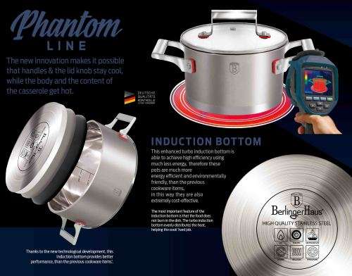 Berlinger Haus 6 pcs cookware set, Phantom Line
