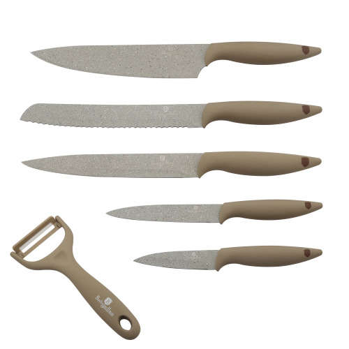 Berlinger Haus 6 pcs knife set, Stone Touch Line