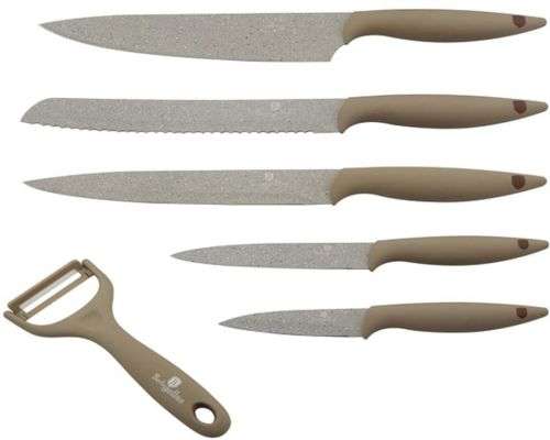 Berlinger Haus 6 pcs knife set, Stone Touch Line