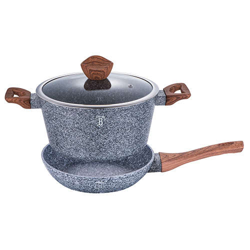 Berlinger Haus Granit Marble Coating Forest Line 3-Piece Cookware Set