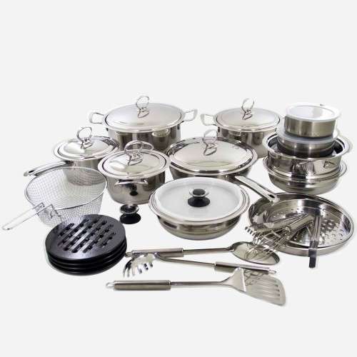 ***** Brand New ** 40 Pieces Stainless Steel Cookware Set ****