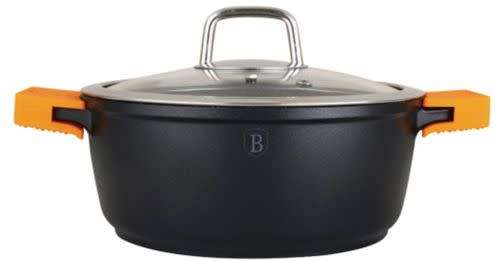 Berlingerhaus BH-1097 Casserole with lid 30 cm, Granite Diamond Line