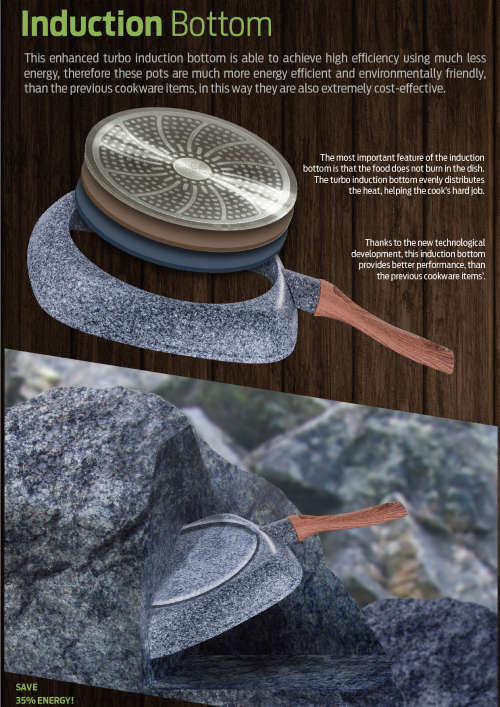 Berlinger Haus - Marble Coating Fry & Grill Set - 3 Piece BH-1215