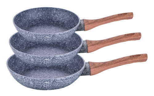 Berlinger Huas 3 pcs Marbele Coating frypan set, Forest Line BH-1214