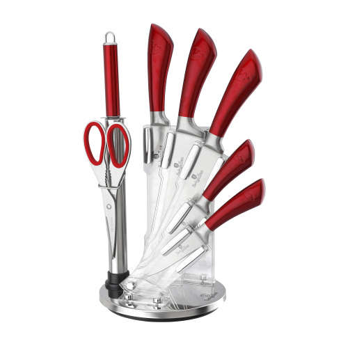 Berlinger Haus 8-Piece knife set with stand, SS, Perfect Kitchen Line