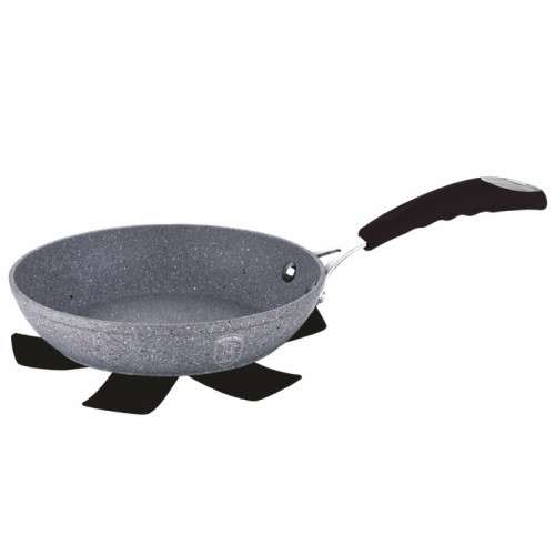 Berlinger Haus 20cm Marble coating, oven safe Frypan, Gray Stone Touch Line
