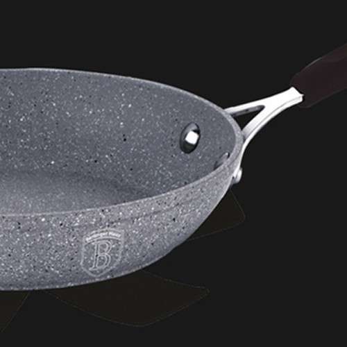Berlinger Haus 20cm Marble coating, oven safe Frypan, Gray Stone Touch Line