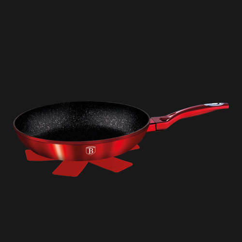 Berlinger Huas Bigger Size  Frypan 28 cm, Burgundy Metallic Line BH-1253