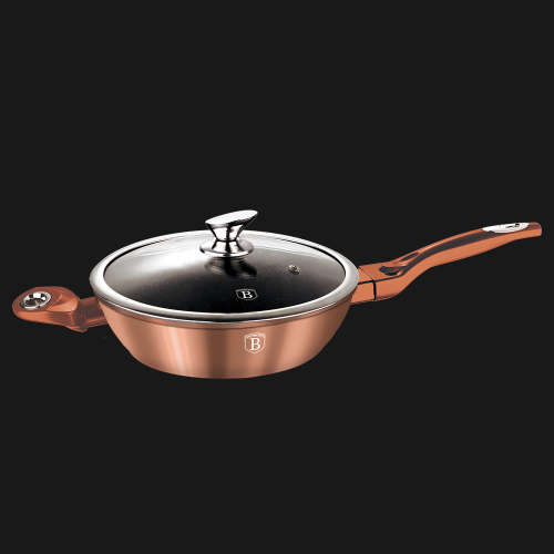 BH-1517 Deep frypan 24 cm, Rosegold Collection