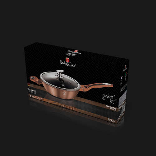 BH-1517 Deep frypan 24 cm, Rosegold Collection