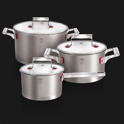 Berlinger Haus 6 pcs cookware set, Phantom Line, Phantom Line BH-1336
