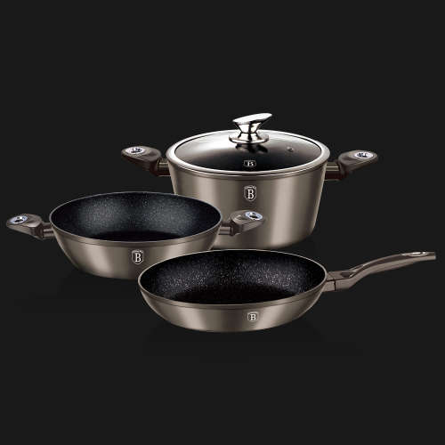 BH-1277 4 pcs set, Carbon Metallic Line