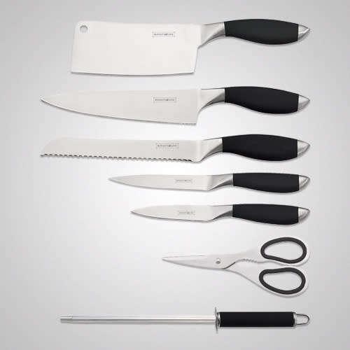 Royalty Line 8 Piece Knife Set with Stand - RL-KSS800