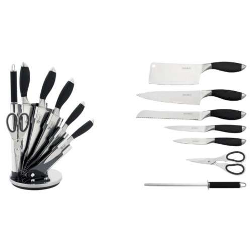 Royalty Line 8 Piece Knife Set with Stand - RL-KSS800
