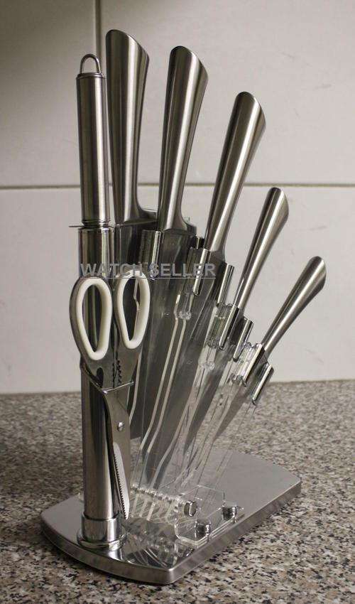 New Arrivals ***** High Quality 7pc Kitchen Knife Set in  Block*****