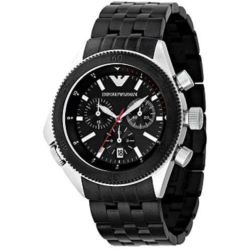 Emporio Armani Quartz Black Dial Mens Watch AR0547