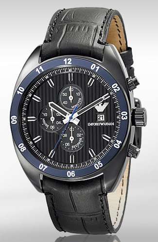 *NEW* MENS EMPORIO ARMANI RED CHRONOGRAPH WATCH - AR5916