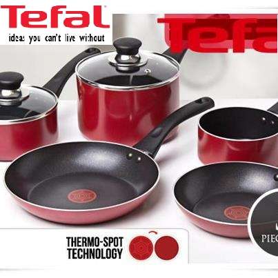 T-fal Signature Nonstick Expert Interior Thermo-Spot Heat Indicator 12-Piece Cookware Set