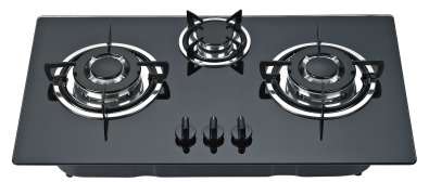 ***R2999*** Built in Gas HOB *** 3 Burners *** Made By Tempered Glass *** Limited Stock