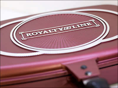 Royalty Line Supreme Marble Coating Double Fry & Grill Pan 28cm - Burgundy RL-DF28M