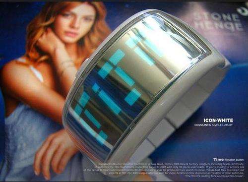 DIGITAL LED WATCH VERY UNIQUE STYLE WHITE COLOUR