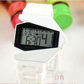 Hot and Fashion FIGHTER watch *WHITE COLOUR**  colors backlight