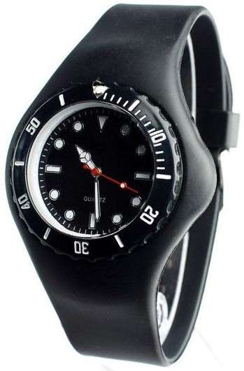 silicone RUBBER sport  Wrist quartz Watch Fashion Unisex