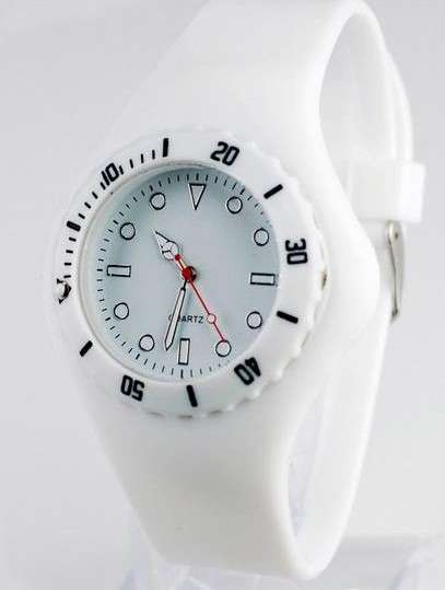 silicone RUBBER sport  Wrist quartz Watch Fashion Unisex