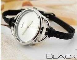 *******NEW STYLE LEATHER ROPE WATCH BLACK*********